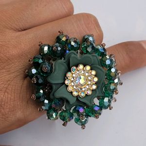 2 Adjustable Beads Rings