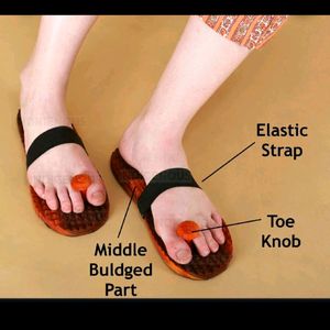 Indian Khadau Slipper Or Ancient Foot ReflexologyO