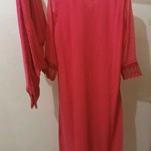 Fushia pink PAKISTANI SUIT