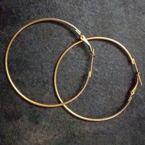 Oxidized Gold earrings