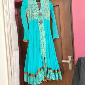 Anarkali Frock With Pant And Dupatta