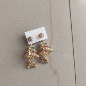 Set Of 2 Ethnic Drop Earrings