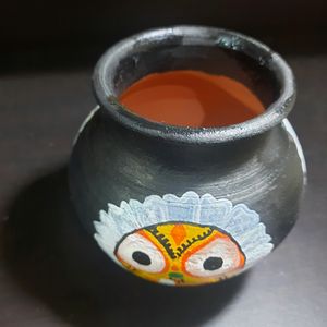 Hand- Painted Pot