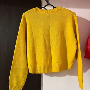 H&M Yellow Women Pullover