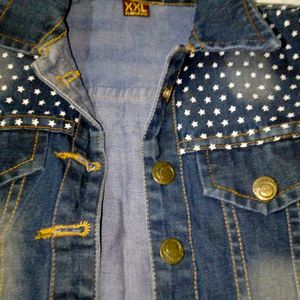 Sleeveless Denim Jacket