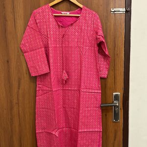 Stylish Pink Kurta For Women