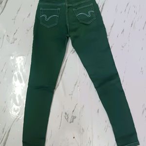 Jeans Size 30 Dark Green For Women