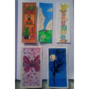 Boomark Painting Bookmarks