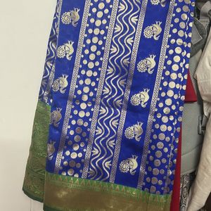 Navy Blue Saree