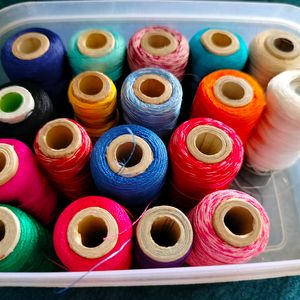 Silk Thread Embroidery Threads 18