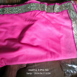 Super Pink Colour Saree