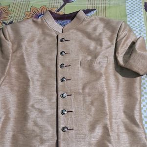 Khadi Cloth Shirwani Amd Cotton Pajami