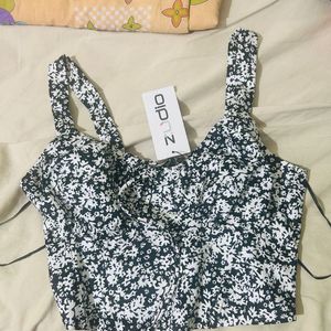 Zudio Floral Crop Top