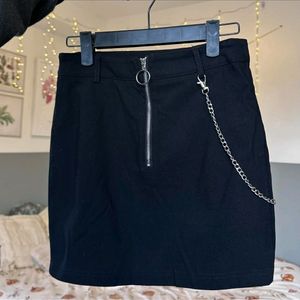 Shein Navy Blue Cargo Skirt