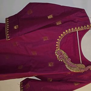 Festive wear New Silk Kurta With Embroidery