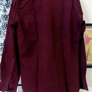 Mens Max Maroon Shirt Size 39 To 40