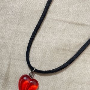 Red Heart Necklace