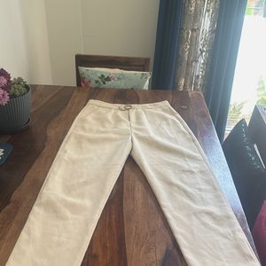 Cream Color Formal Pants