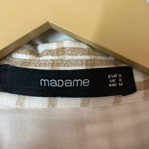 Madame Checked Collar Dress