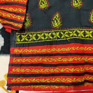 Chikinkari Kurta For Girls