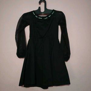 Off Shoulder Black Party Wear Dress