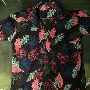 Zara, Floral Printed Shirt