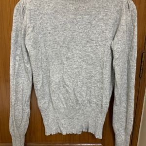 Korean Grey Sweater Top