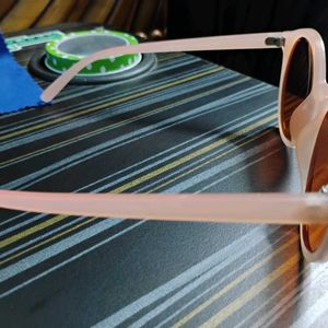 Pink Round Frame Sunglass For Women