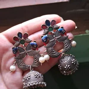 Oxidised Earrings