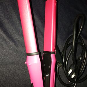 NEW INOVA HAIR CURLER & STRAIGHTENER 2 IN 1