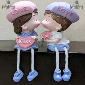 Romantic Couple leg hanging Miniature Set of 1+fre