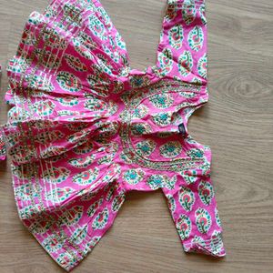 Baby Pink Ethnic Dress