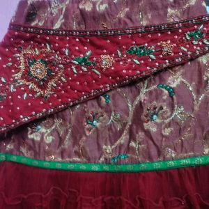 Lehenga Choli With Attached Patli