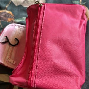 Pink Makeup Pouch