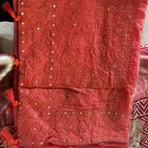 Georgette Cha ilan Kari Saree