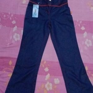 Girls Navy Blue Jeans