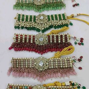 Polki Kundan Choker Set