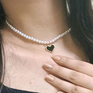 Pearl Heart Necklace