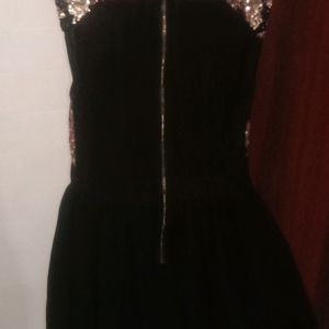 Black Golden Party Dress