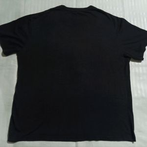 Men black T-shirt