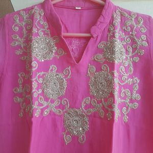 GORGEOUS PINK XL KURTI😍💕💕