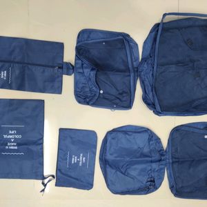 7 Pcs Travel Storage Bag