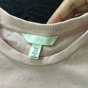 H&M Ribbed jersey top