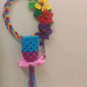 Macrame Flower Wall Henging