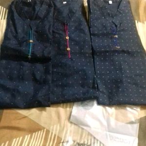 3 Unused Kurtis Price Per Piece