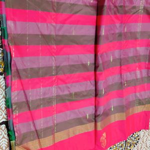 Multicolour 💖💚❤️🧡💙💜 Kattam Saree