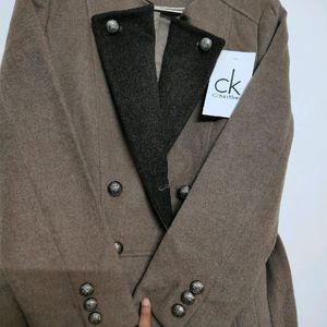 NEW WITH TAG KHAKI OVERCOAT