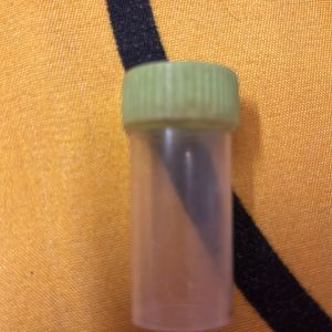 Empty Homeopathy Medicine Bottle