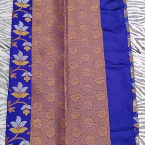 blue colour saree