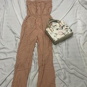 Forever 21 Strapless Jumpsuit